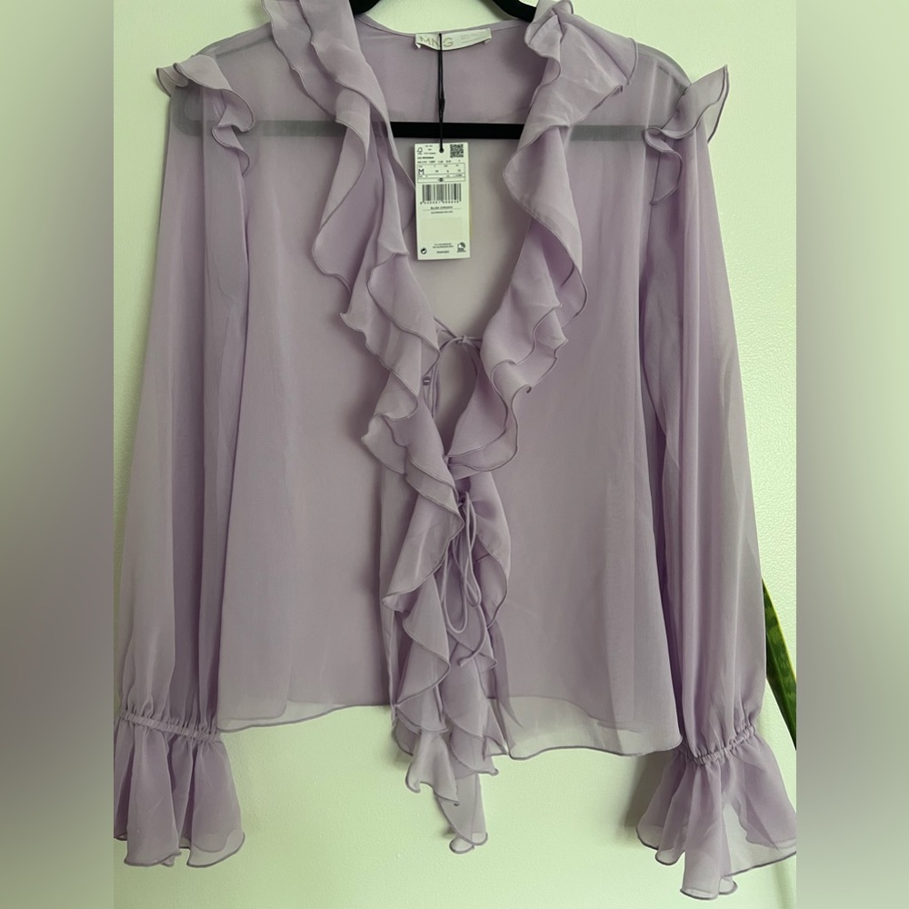 Mango Chiffon lavender too with ruffles